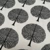 BLACK Mulberry Tree 100% Cotton Fabric Natural Material Home Decor Curtain Upholstery – 55″ or 140cm Wide Canvas