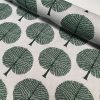 GREEN Mulberry Tree 100% Cotton Fabric Natural Material Home Decor Curtain Upholstery – 55″ or 140cm Wide Canvas