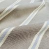 Linen Look Jacquard Striped Fabric Home Decor Curtain Upholstery Material – 55″ or 140cm wide – Beige