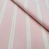 Linen Look Jacquard Striped Fabric Home Decor Curtain Upholstery Material – 55″ or 140cm wide – Pink