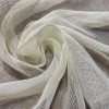 Mull Muslin 100% Cotton Fabric Voile Curtains Fine Unbleached Cheesecloth Linen Look Wedding Table Runner – 140cm wide – Ecru Cream