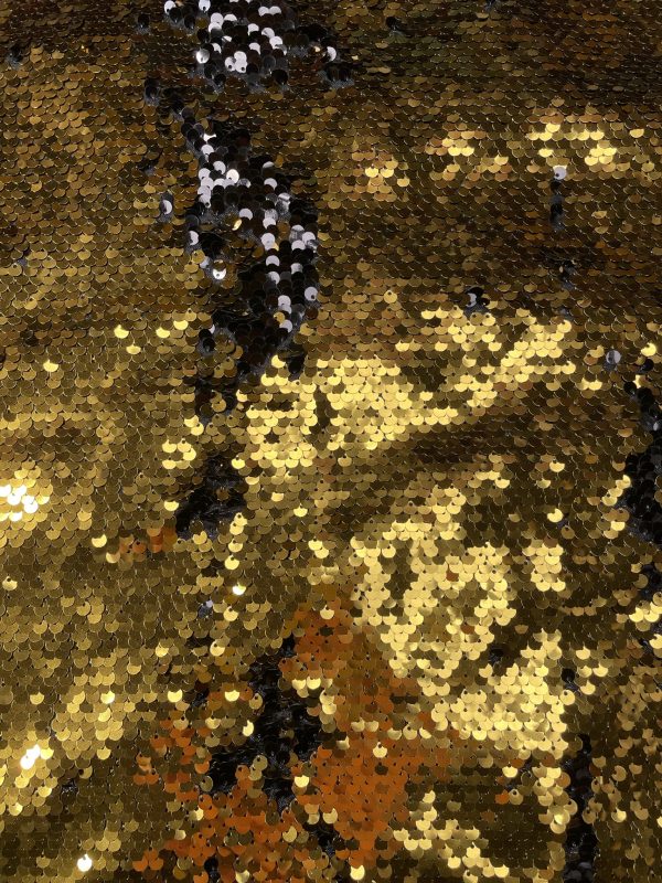 Mermaid Reversible 5mm Sequin Fabric Flip Two Tone Material Home Decor Dressmaking - 130cm wide - Image 16