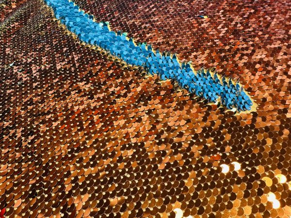 Mermaid Reversible 5mm Sequin Fabric Flip Two Tone Material Home Decor Dressmaking - 130cm wide - Image 20