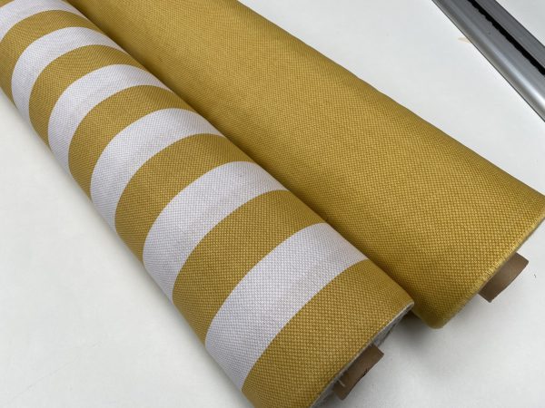 Honeycomb PLAIN Fabric Furnishing Curtain Upholstery Dressmaking Material 110" or 280cm EXTRA Wide - Mustard - Image 6