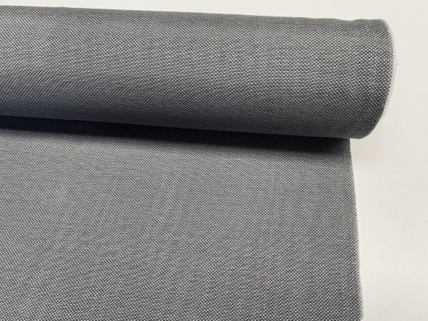 Honeycomb PLAIN Fabric Furnishing Curtain Upholstery Dressmaking Material 55" or 140cm Wide - Grey - Image 4