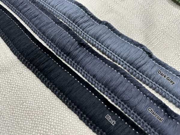Cotton Brush Fringe - 30mm Wide Tassels Textile Cut Pillow Trimming Piping Cushion Trim Curtains Home Decor - ANY LENGTH - Image 25