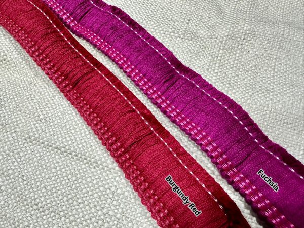 Cotton Brush Fringe - 30mm Wide Tassels Textile Cut Pillow Trimming Piping Cushion Trim Curtains Home Decor - ANY LENGTH - Fuchsia #10 - Image 2