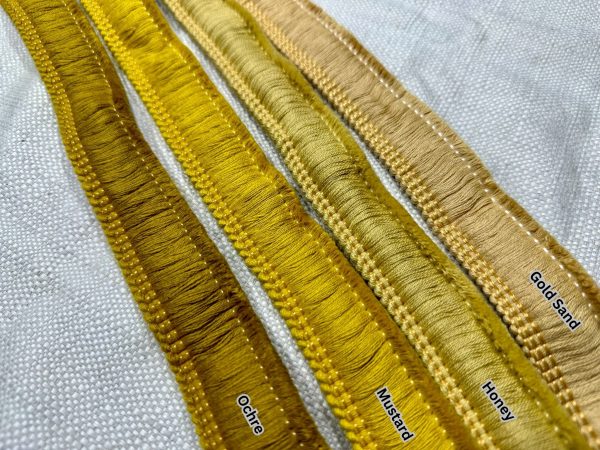 Cotton Brush Fringe - 30mm Wide Tassels Textile Cut Pillow Trimming Piping Cushion Trim Curtains Home Decor - ANY LENGTH - Image 22