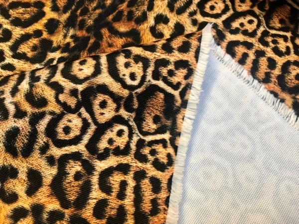 Upholstery Leopard Animal Digital Print Fabric Home Decor Panther Cushion Material - 144cm or 56" Wide Canvas - Image 7