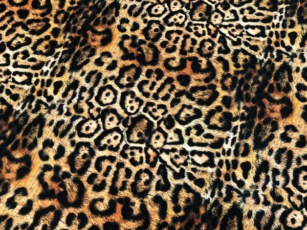 Upholstery Leopard Animal Digital Print Fabric Home Decor Panther Cushion Material - 144cm or 56" Wide Canvas - Image 6