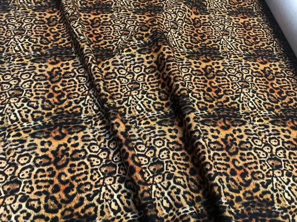 Upholstery Leopard Animal Digital Print Fabric Home Decor Panther Cushion Material - 144cm or 56" Wide Canvas - Image 10