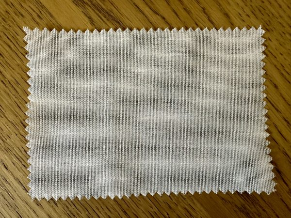 Woven Loose Weave Cotton Fabric Home Decor Wedding Cushion Napkins Embroidery - 170cm Wide - Off-White - Image 7