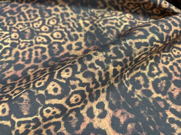 New Leopard Print Fabric Material - Animal Canvas for Home Decor, Curtains, Upholstery - 55" or 140cm Wide - Image 4