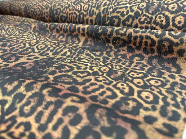 New Leopard Print Fabric Material - Animal Canvas for Home Decor, Curtains, Upholstery - 55" or 140cm Wide - Image 7