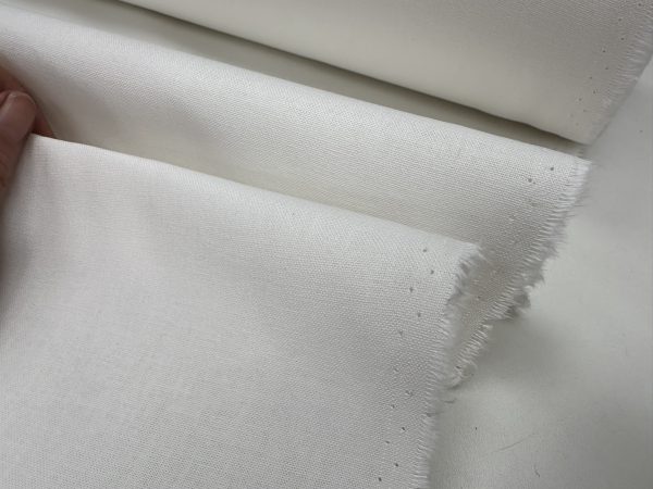 PFP Off-White 100% Cotton Fabric Material Home Decor Curtains Dressmaking Bedding -  92cm or 36 inch Wide - Image 3