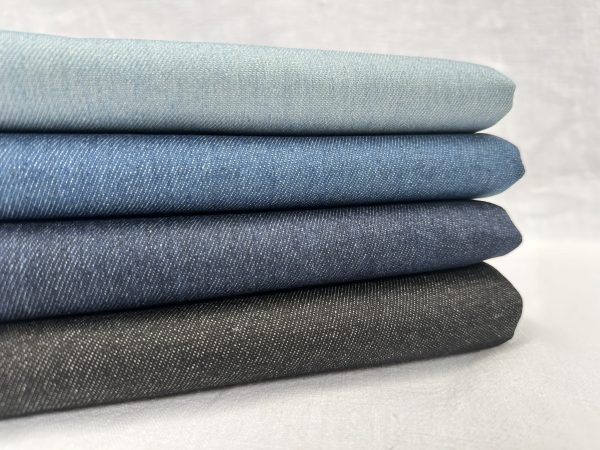 Classic Denim Jeans Cotton Fabric Plain Marine Craft Jacket Dress Material - 70" or 180cm EXTRA Wide - Dark Blue - Image 2
