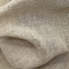 Linen Look NATURAL Sheer Fabric - Soft Linen Feel Material for Home Decor, Curtains, Clothes - 125"/ 320cm Extra Wide - Image 2