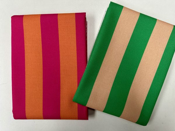 Pink & Orange Stripes Digital Print Fabric Furnishing Home Decor Joy Curtain Upholstery Cushion Dressmaking Material 55" or 140cm Wide - Image 10