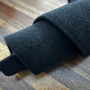 Caravan Van Lining Carpet Fabric 3mm Thick Stretch Durable Felt Polyester Material 2m Wide - Black
