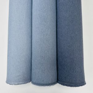 Plain Denim Fabric Collection Home Decor Upholstery Curtains Clothing Material - 140cm or 55" Wide