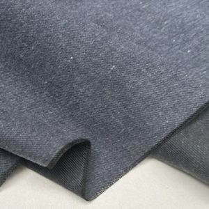 Plain Navy Blue Denim Fabric Home Decor Upholstery Curtains Cushion Clothing Material - 280cm or 110" EXTRA Wide