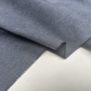 Plain Navy Blue Denim Fabric Home Decor Upholstery Curtains Cushion Clothing Material - 140cm or 55" Wide