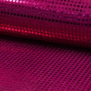 6mm Sparkling Sequin Fabric Material Glitter Sparkle sequins - 115cm wide - RASPBERRY