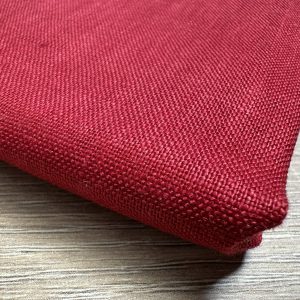 Pure Plain Soft Linen Fabric Material - 100% Linen for Home Decor Curtains Clothes - 140cm wide - Dark Red