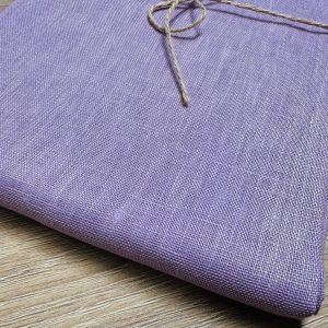 Pure Plain Soft Linen Fabric Material - 100% Linen for Home Decor Curtains Clothes - 140cm wide - Lilac