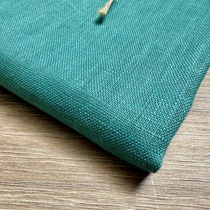Pure Plain Soft Linen Fabric Material - 100% Linen for Home Decor Curtains Clothes - 140cm wide - Teal