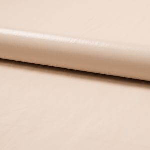 Ecru Imitation Leather Viscose Fabric PU Leatherette Soft Faux Material Clothes Upholstery Decor - 146cm or 57" Wide